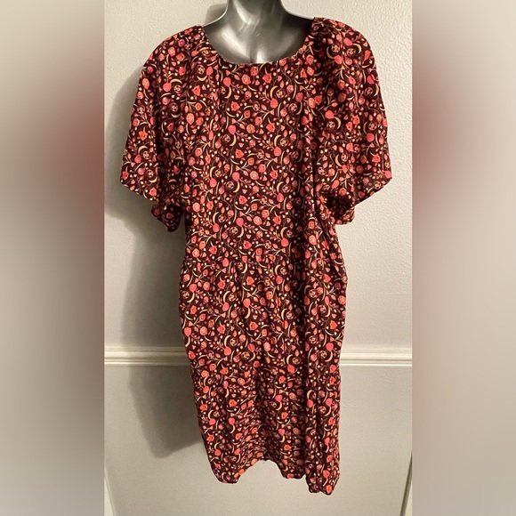 NWT, Fall Print Old Navy Dress - Picture 2 of 9